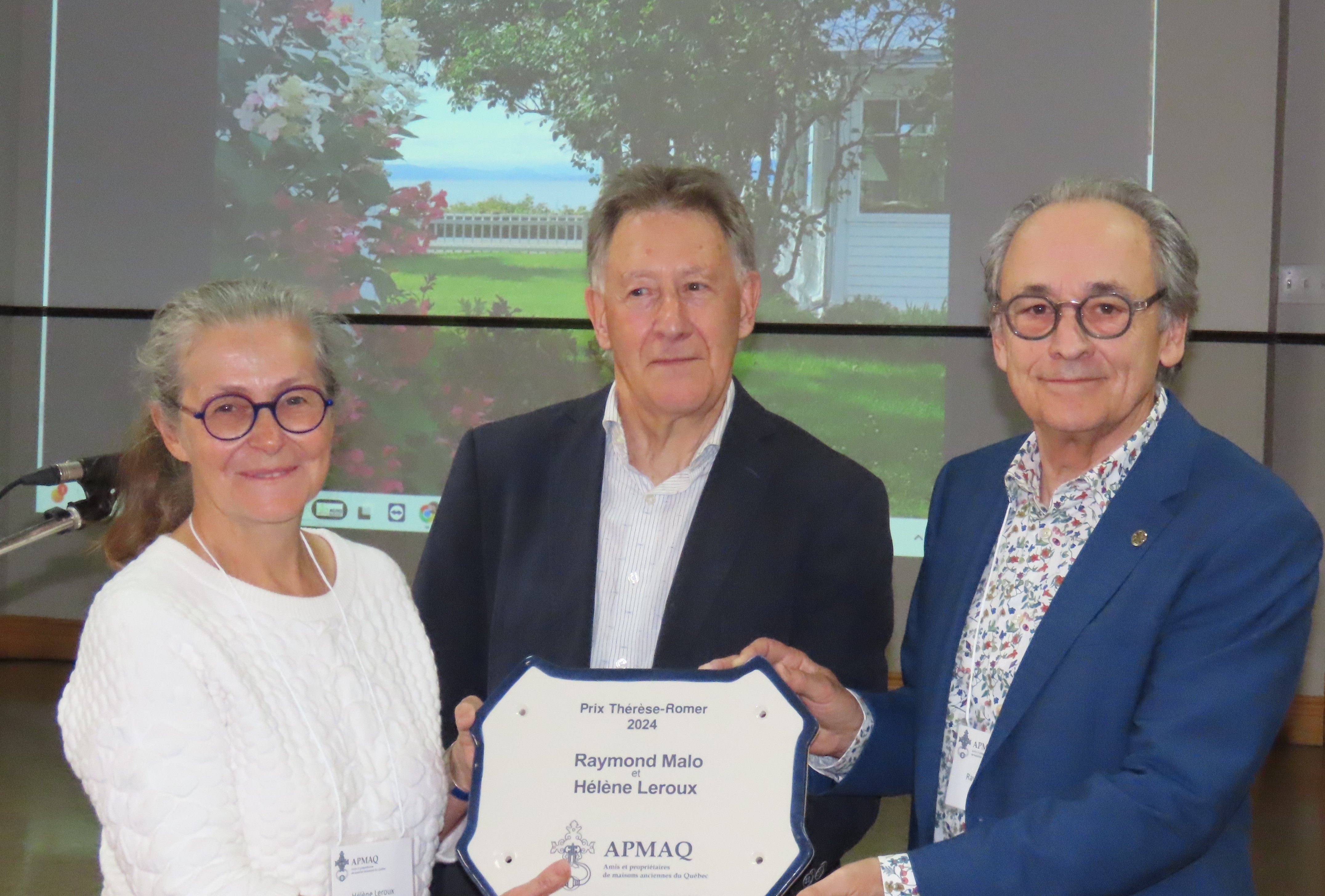 Hélène Leroux, Clément Locat et Raymond Malo