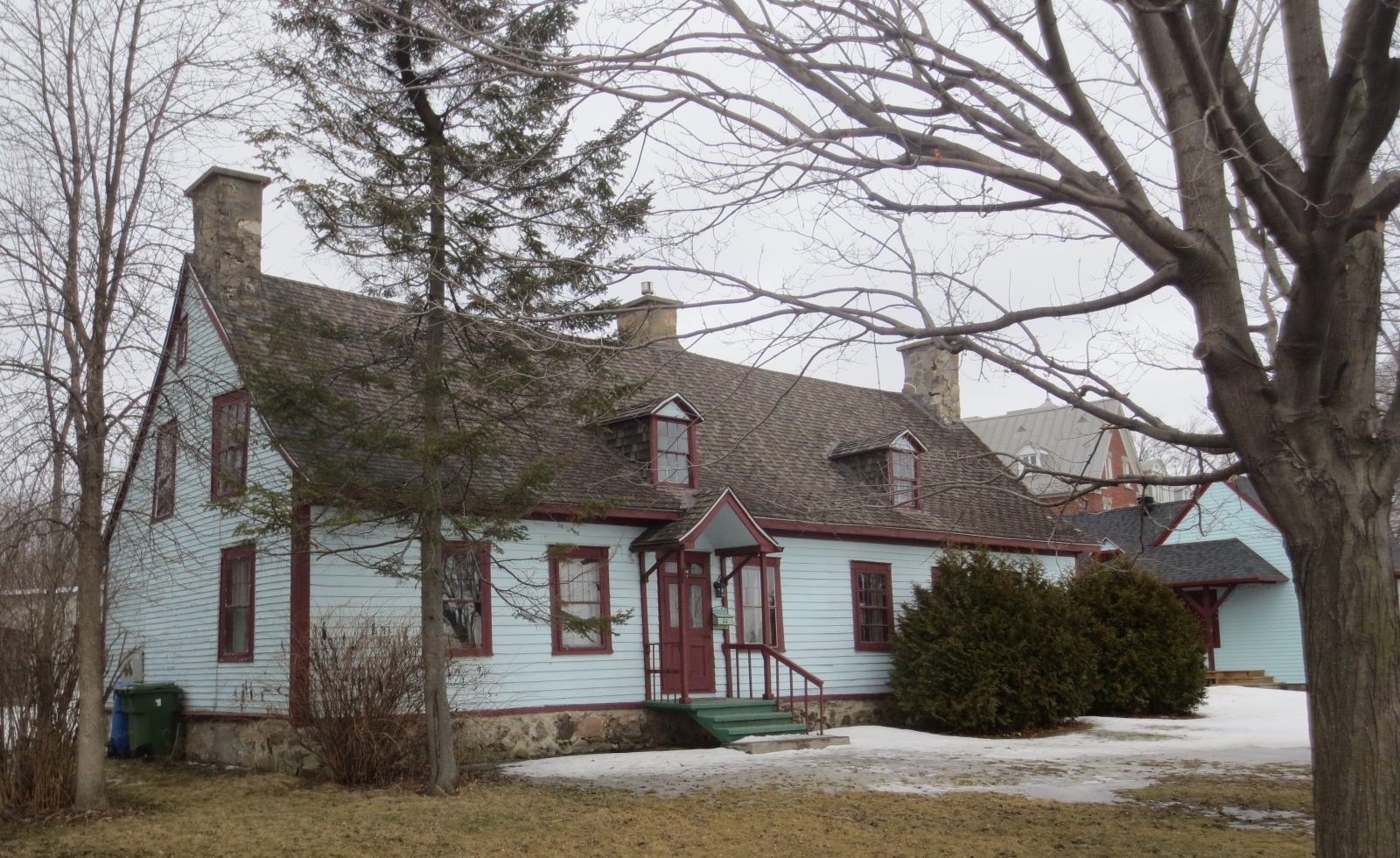 La maison René-Boileau à Chambly aujourd’hui démolie.